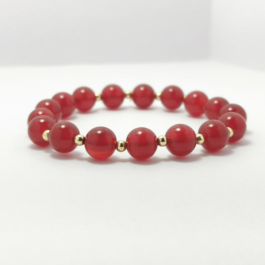 Royal - Red Agate Bracelet