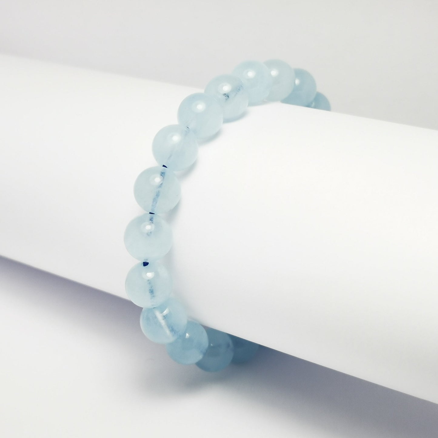 Frozen Blue - Ice Aquamarine Bracelet (9mm)